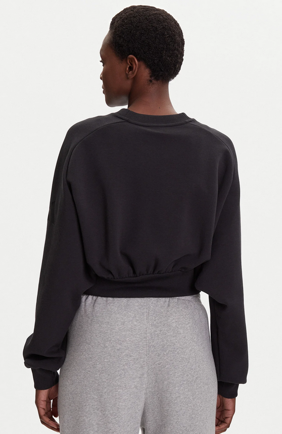Felpa Donna Adidas Soft Lux Loose  - Nero