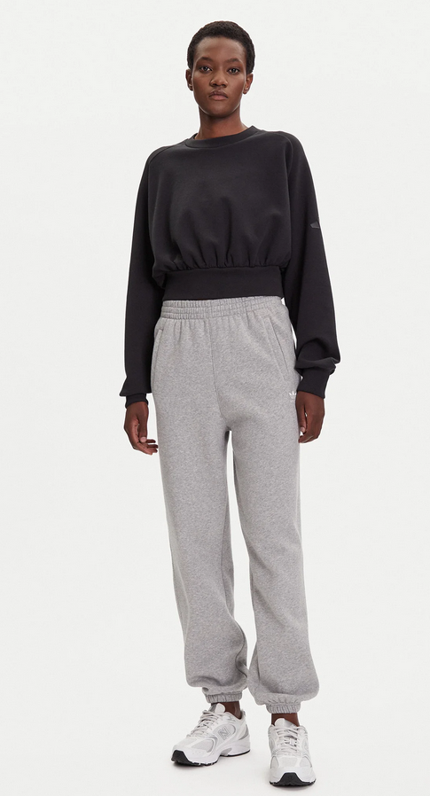 Felpa Donna Adidas Soft Lux Loose  - Nero