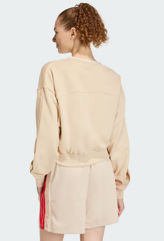 Felpa Donna Adidas Stadium Crew - Beige