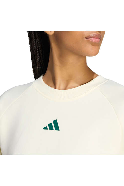Felpa Donna Adidas STADIUM SWT - BIANCA