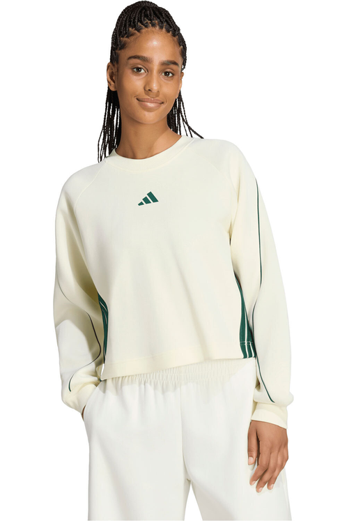 Felpa Donna Adidas STADIUM SWT - BIANCA
