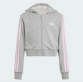 Felpa Ragazza Adidas 3Stripes - Grigio