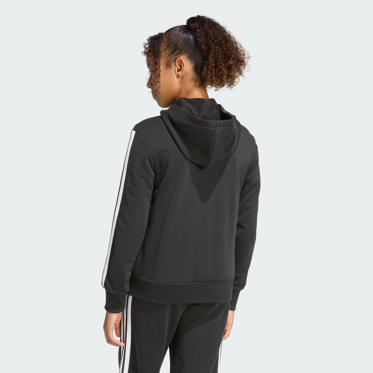 Felpa Ragazza Adidas ESSENTIAL FULL ZIP - Nero