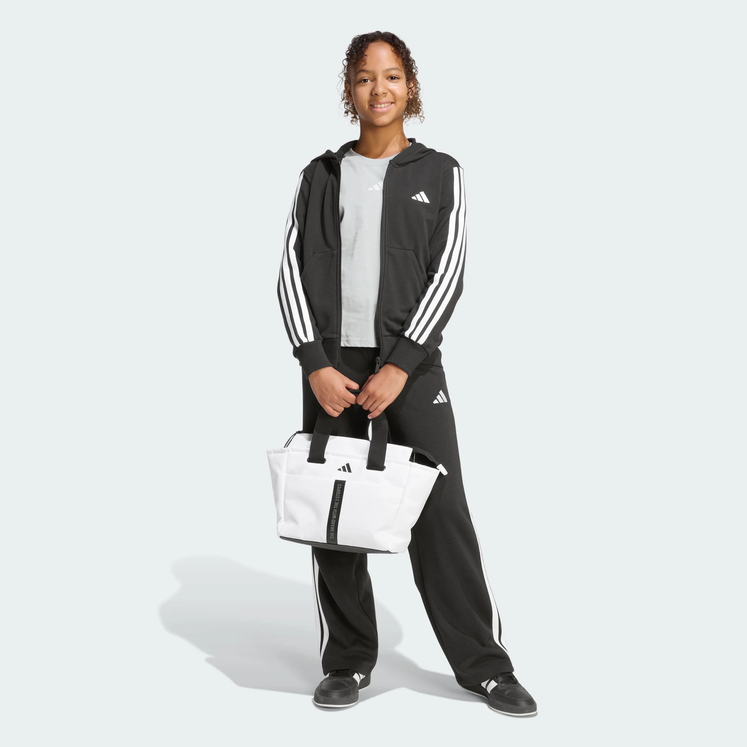 Felpa Ragazza Adidas ESSENTIAL FULL ZIP - Nero