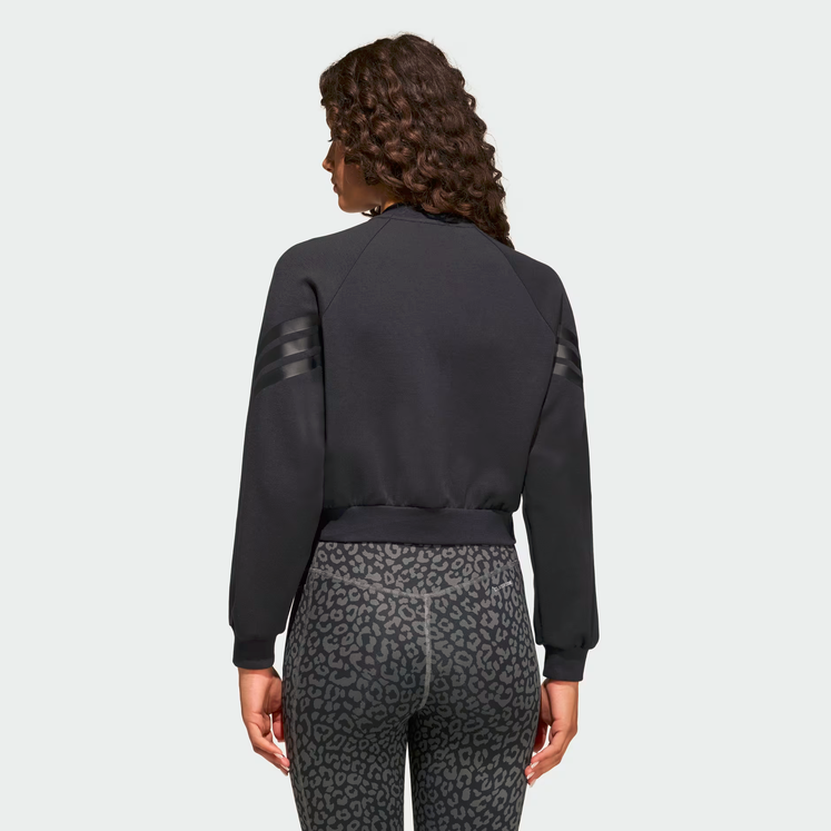Felpa Ragazza Adidas Future Icons 3-Stripes - nero