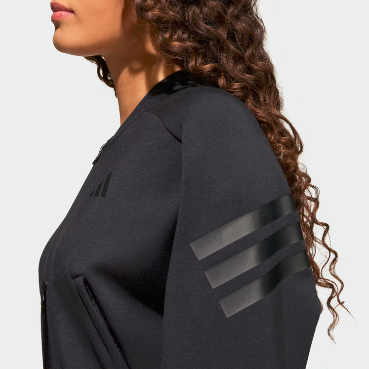 Felpa Ragazza Adidas Future Icons 3-Stripes - nero