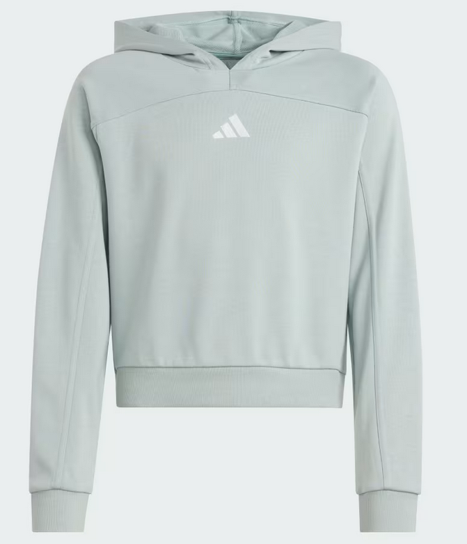 Felpa RAGAZZA Adidas Glam Cropped - Azzurro