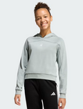 Felpa RAGAZZA Adidas Glam Cropped - Azzurro