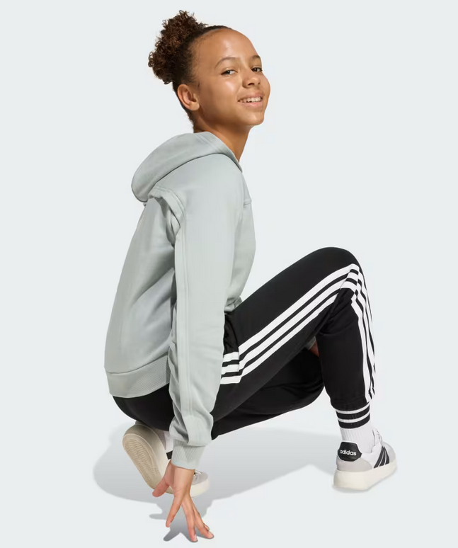 Felpa RAGAZZA Adidas Glam Cropped - Azzurro