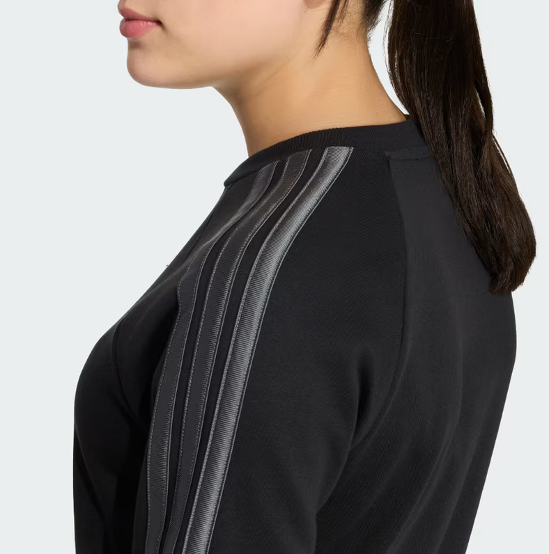 Felpa Ragazza Adidas Satin - Nero