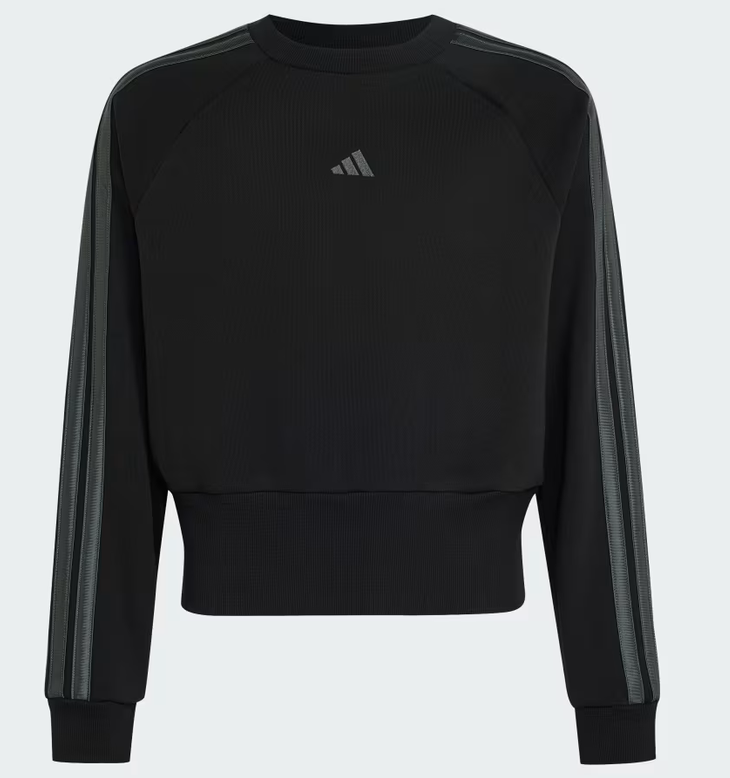 Felpa Ragazza Adidas Satin - Nero