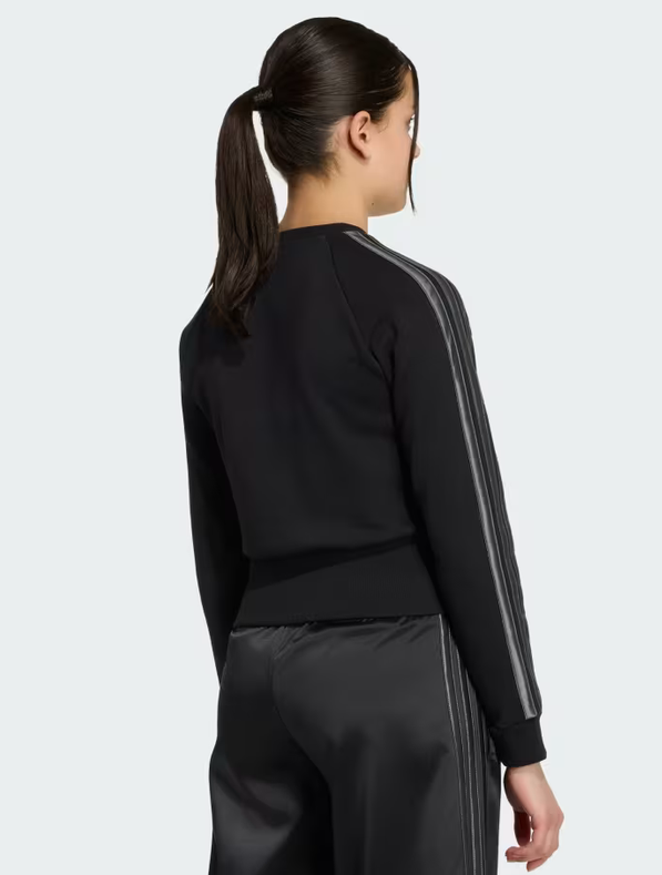 Felpa Ragazza Adidas Satin - Nero