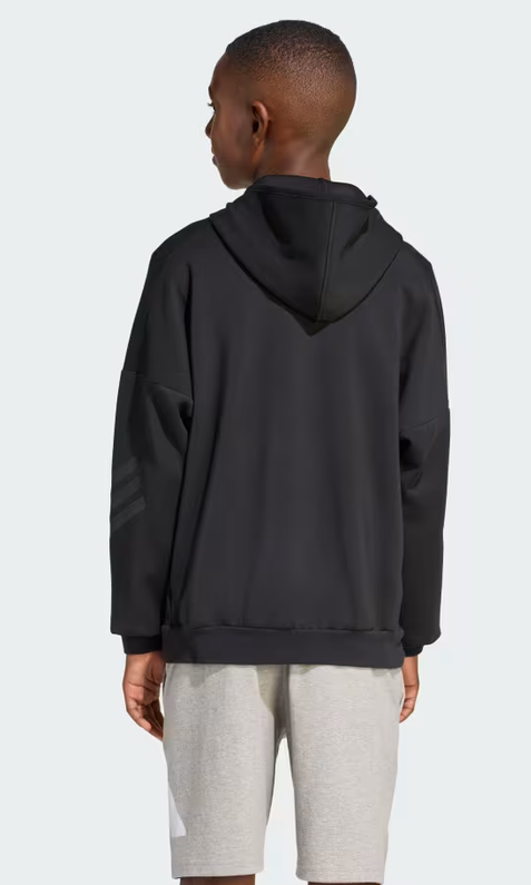 Felpa Ragazzo Adidas Future Icons 3-Stripes - Nero