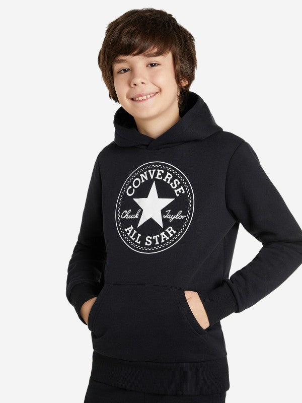 Felpa Ragazzo Converse Chuck Taylor - Nero