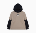 Felpa Ragazzo CONVERSE Colorblock Patch Hoodie - BEIGE