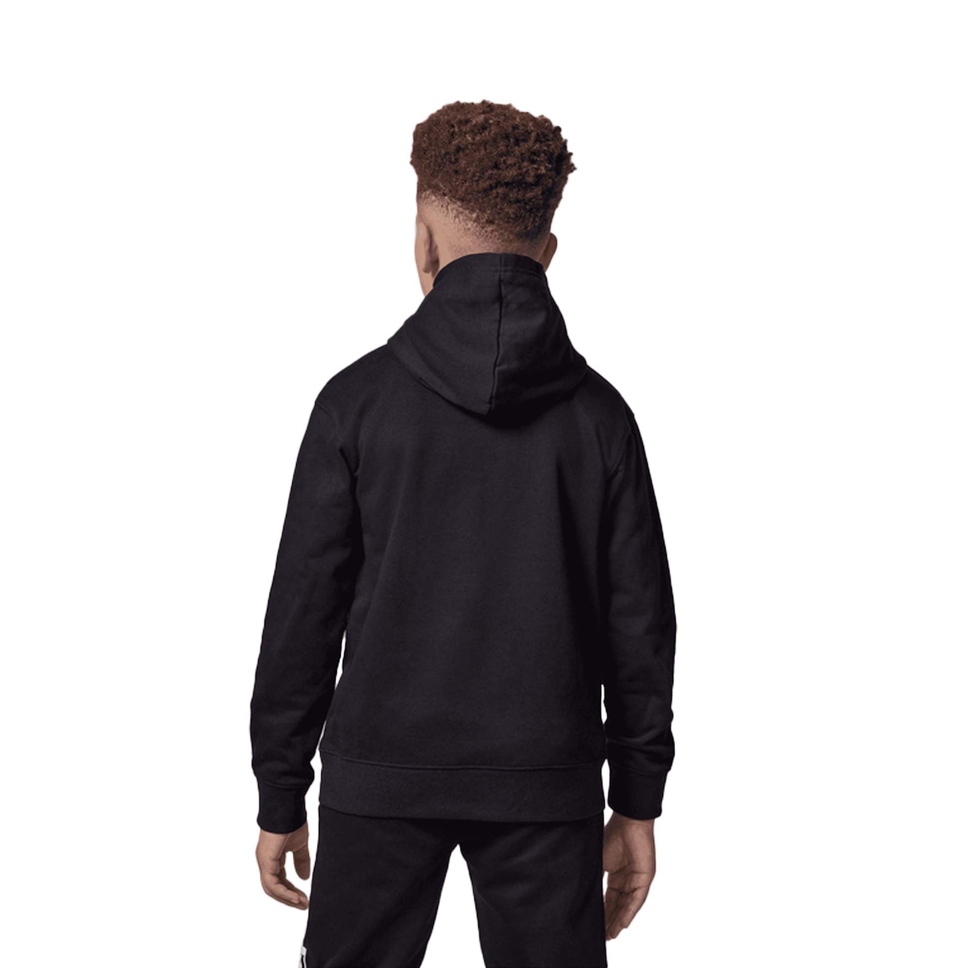Felpa Ragazzo Jordan Baseline PO Hoodie - Nero