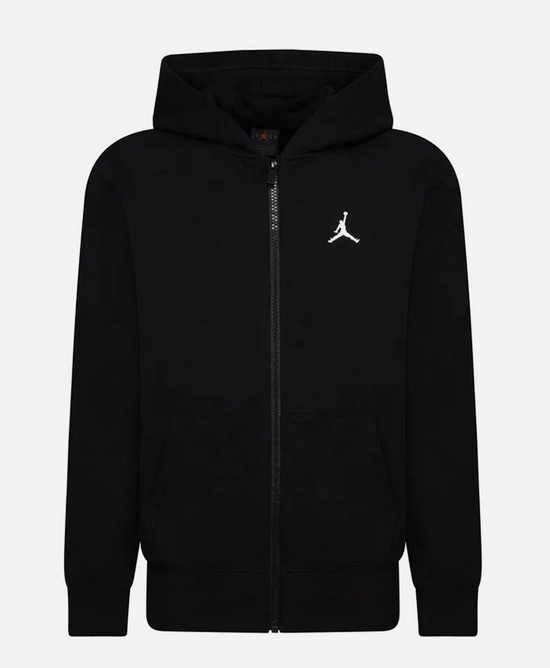 Felpa Ragazzo Jordan con zip MJ Brooklyn - Nero