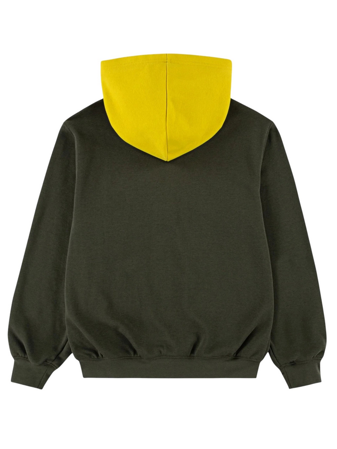Felpa Ragazzo Jordan con zip MJ Brooklyn - Verde/Giallo