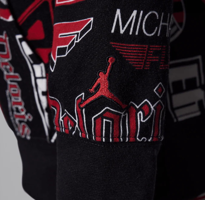 Felpa Ragazzo Jordan Printed - Nero