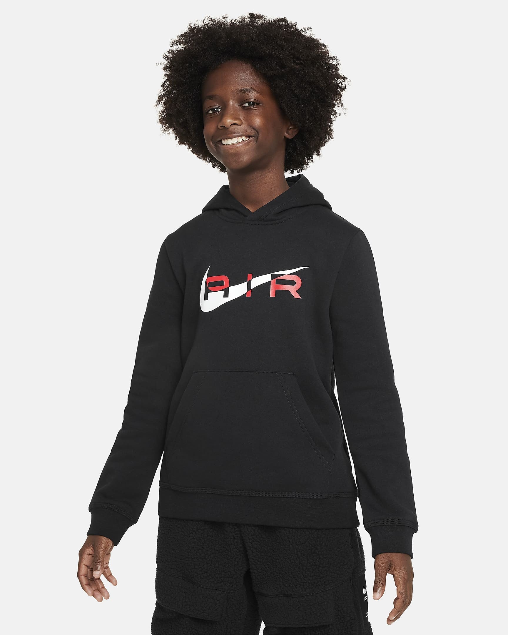 Felpa Ragazzo Nike Air - Nero