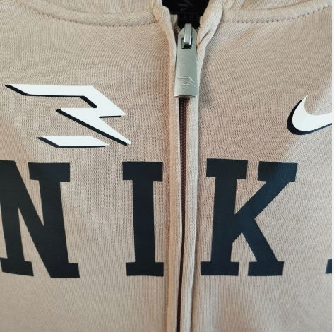 Felpa Ragazzo Nike Full Zip Collegiate - Marrone