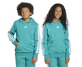 Felpa Unisex Adidas Essentials 3-Stripes Fleece - Verde
