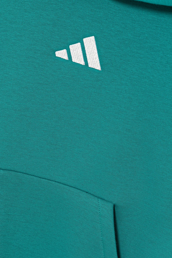 Felpa Unisex Adidas Essentials 3-Stripes Fleece - Verde