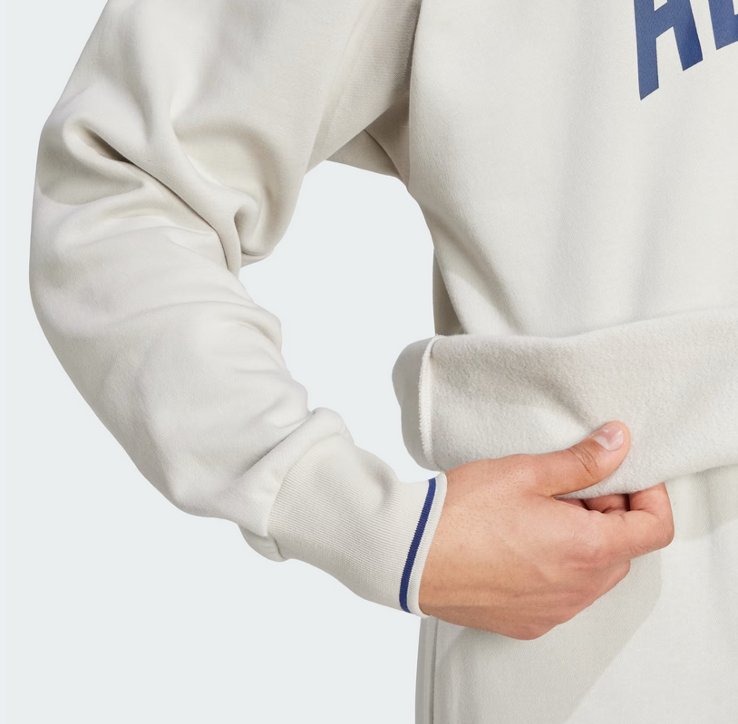 Felpa Uomo Adidas Collegiate - Beige