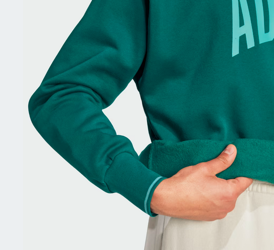 Felpa Uomo Adidas Collegiate - Verde