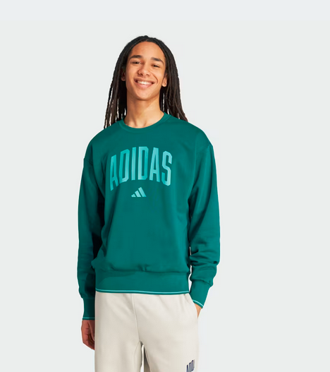 Felpa Uomo Adidas Collegiate - Verde