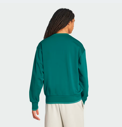Felpa Uomo Adidas Collegiate - Verde
