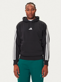 Felpa Uomo Adidas Essentials 3-Stripes  - Nero