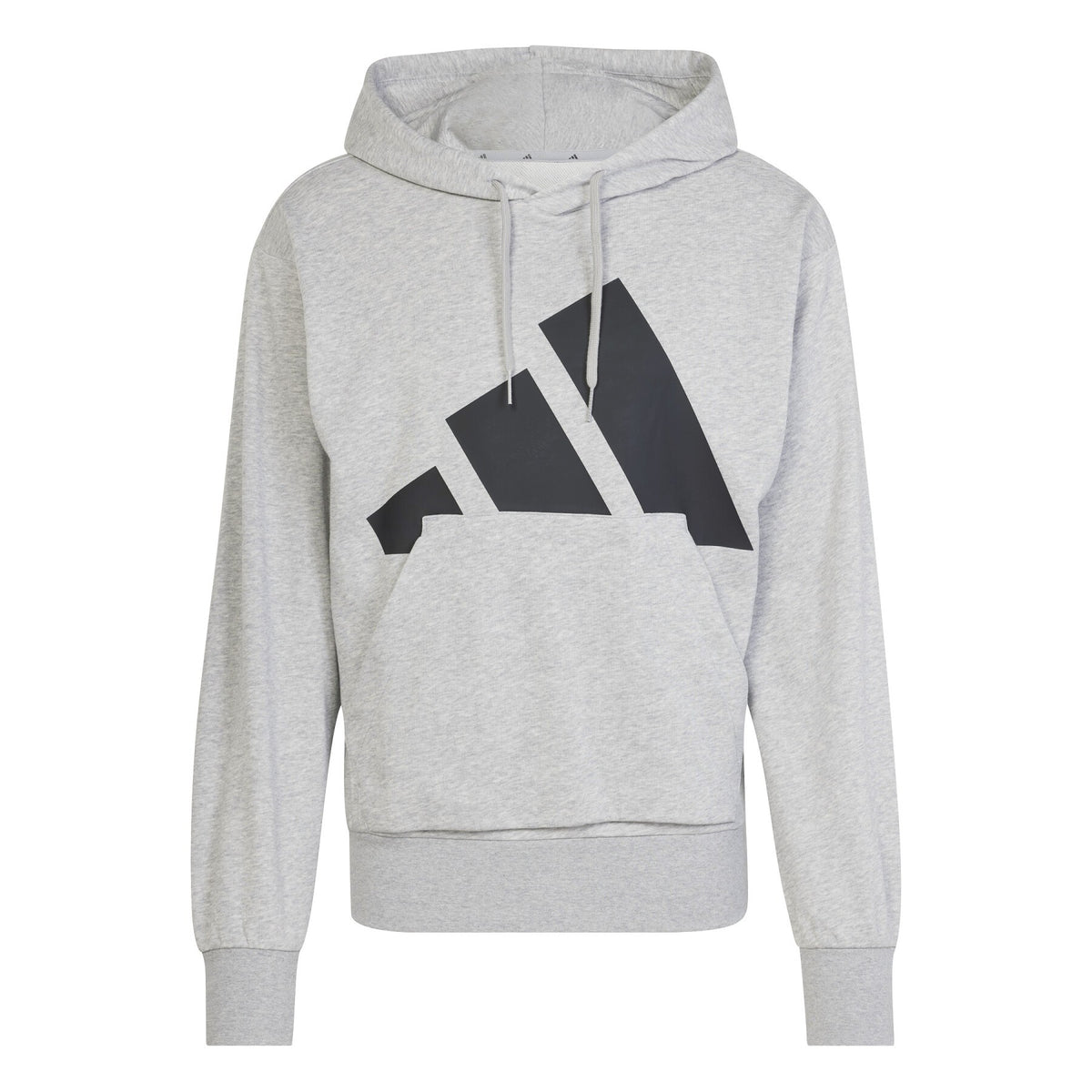 Felpa Uomo Adidas Essentials Big Logo French Terry - Grigio