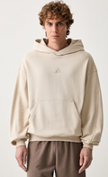 Felpa Uomo Adidas Kit Small Logo - Beige