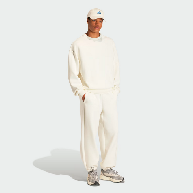 Felpa Uomo Adidas SOFT LUX - BIANCO