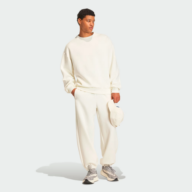 Felpa Uomo Adidas SOFT LUX - BIANCO