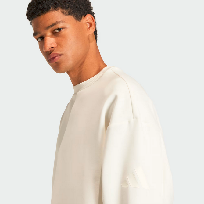 Felpa Uomo Adidas SOFT LUX - BIANCO