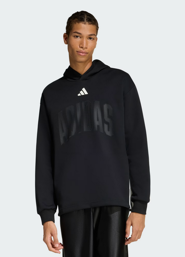 Felpa Uomo Adidas Stadium Graphic - Nero