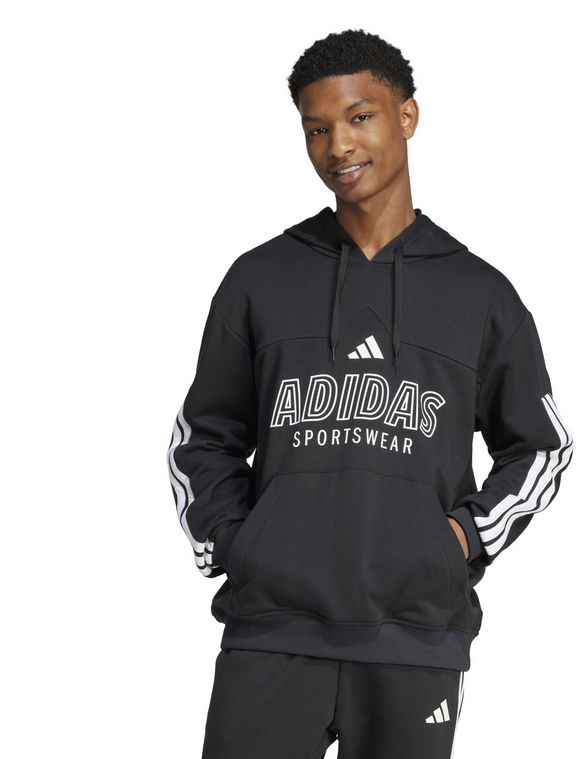 Felpa Uomo Adidas Tiro - Nero