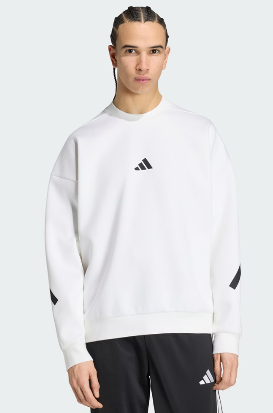 Felpa Uomo Adidas Z.N.E. - Bianco