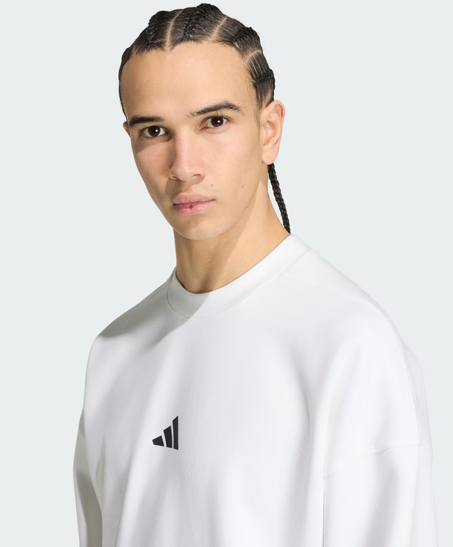 Felpa Uomo Adidas Z.N.E. - Bianco