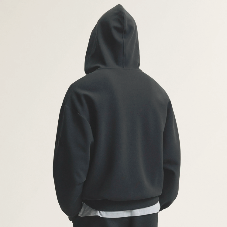 Felpa Uomo Adidas FULL ZIP SOFT SOFT LUX - NERO