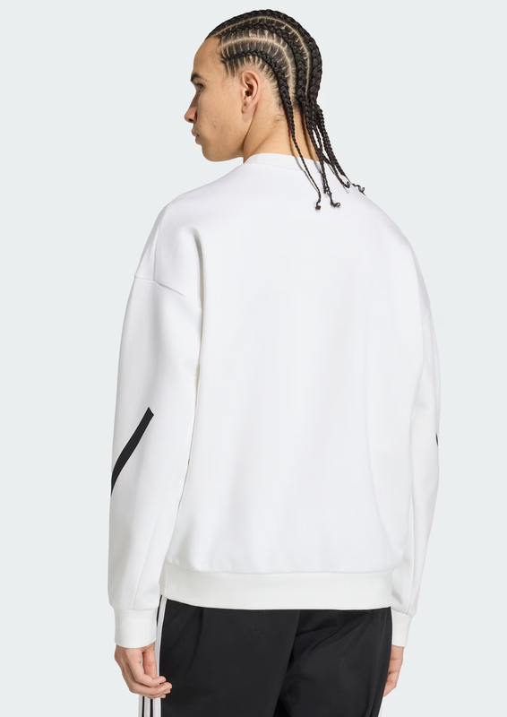 Felpa Uomo Adidas Z.N.E. - Bianco