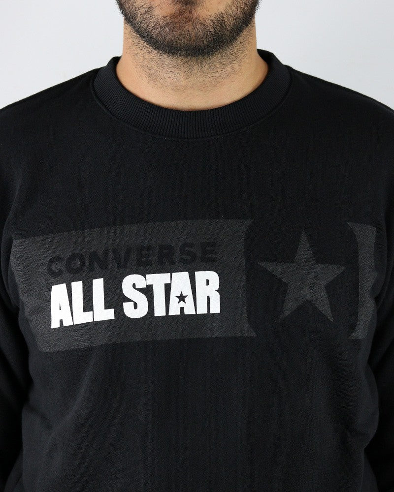 FELPA UOMO CONVERSE FLEECE RIVALRY - 10021319-A01