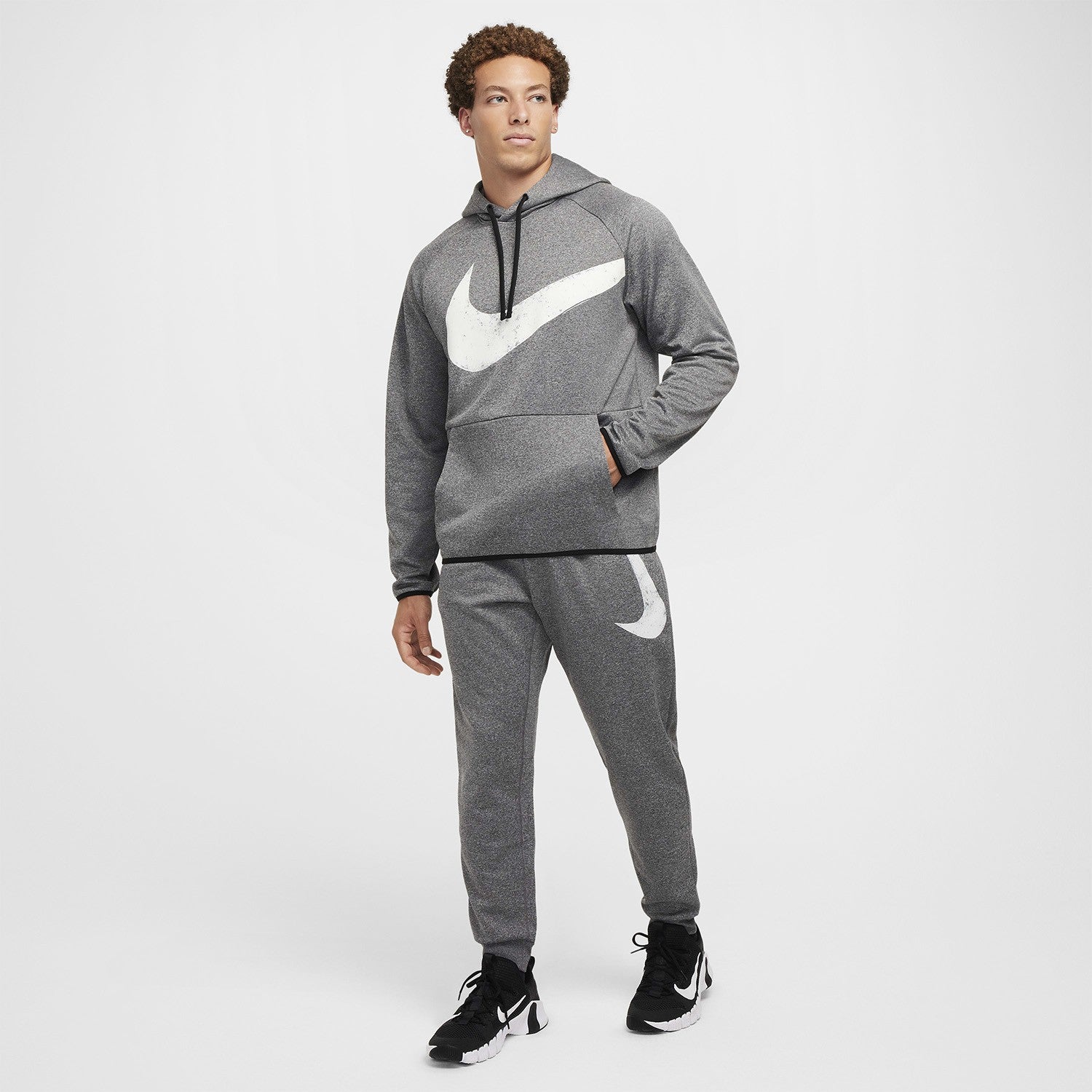 Felpa Uomo Nike Therma-FIT Pro - Grigio