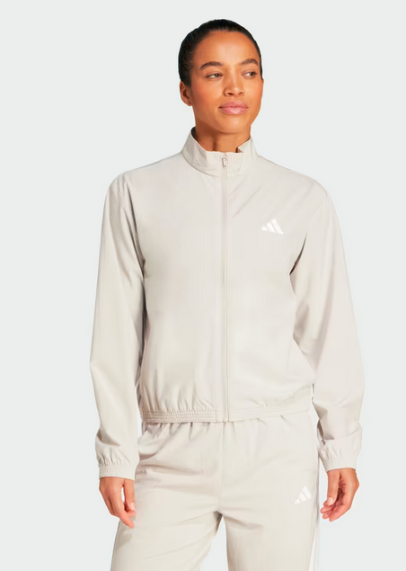 Giacca a vento Donna Adidas Essentials - BEIGE