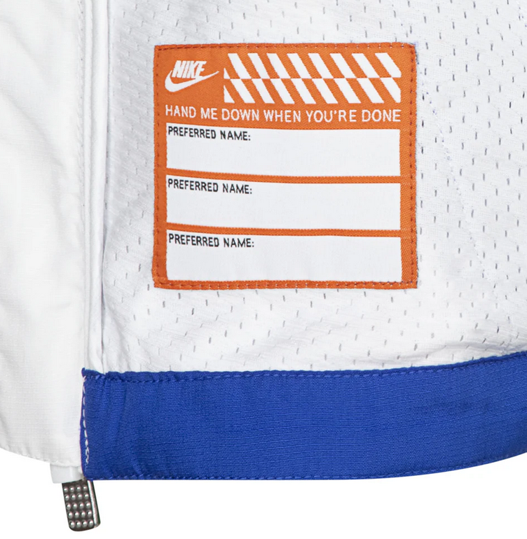 Giacca Bambino Antivento Nike Color Block - Verde/Bianco/Blu