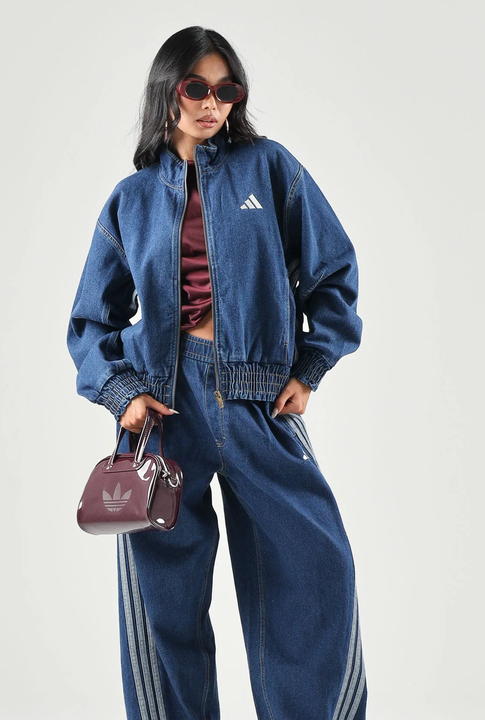 Giacca Donna Adidas Denim - Blu