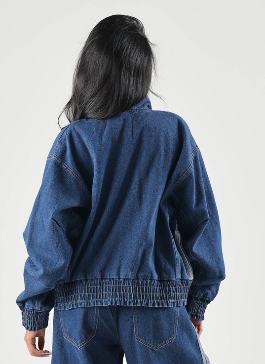 Giacca Donna Adidas Denim - Blu