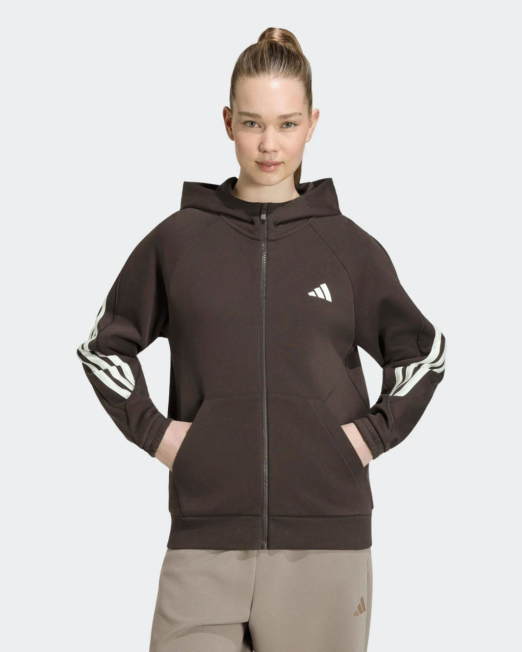 Giacca Donna Adidas Stadium - Marrone